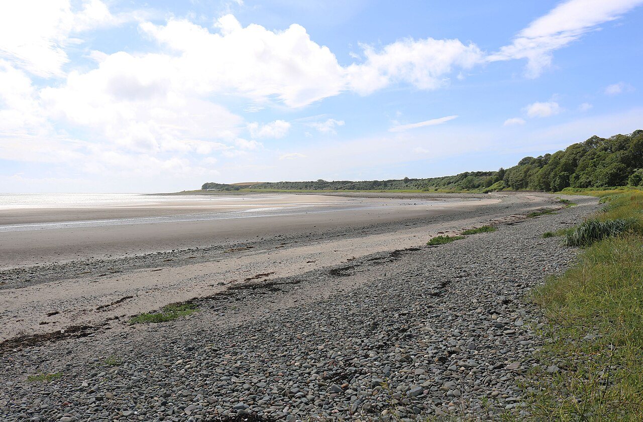 The beach at Sandhead beside Luce Bay.