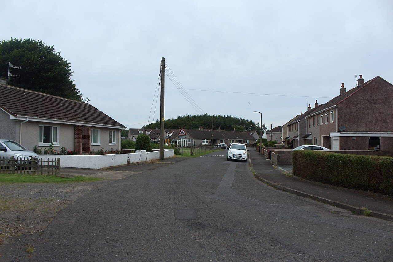 Aird Crescent in Castle Kennedy village.