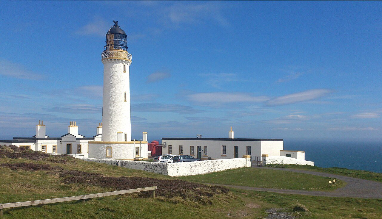 Mull of Galloway Lighthouse and its buildings.