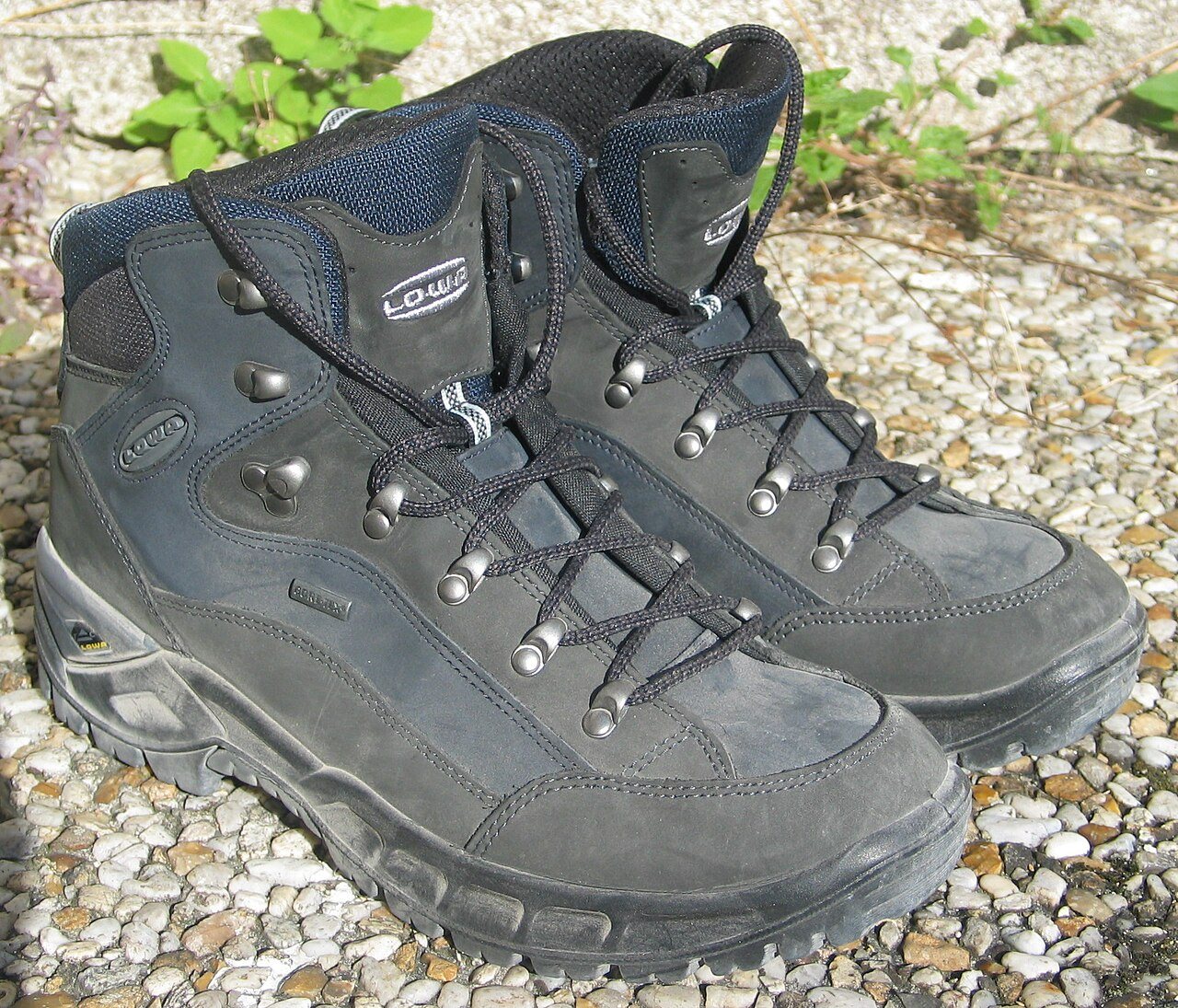 Walking boots, shown as a footwear illustration.